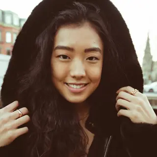 Portrait of a singer outdoors